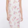 Yellow Floral Slip Maxi Dress