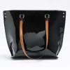 Black RI Monogram Shopper Bag