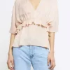 Cream Ruffle Blouse