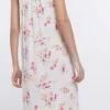 Yellow Floral Slip Maxi Dress