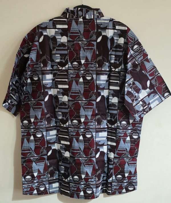 Brown Men African/European short sleeve shirt