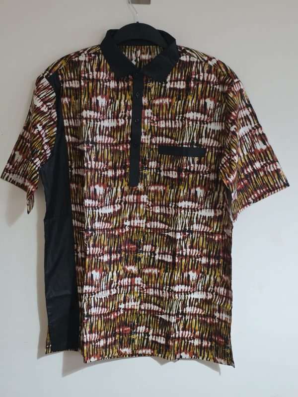 Men African/European short sleeve shirt