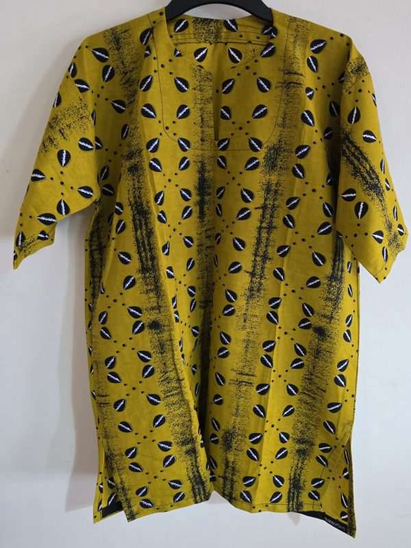 Men African Short Sleeve Shirt