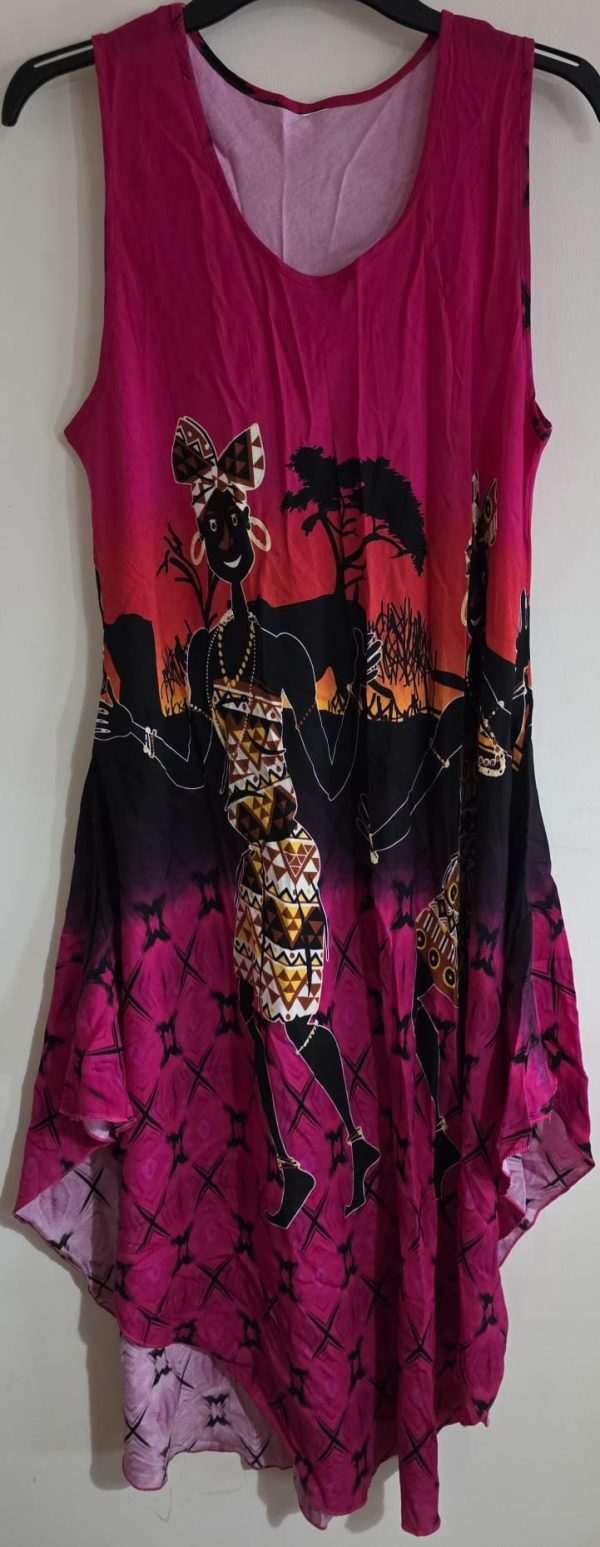 Wimen Vibrant Afican print short dress