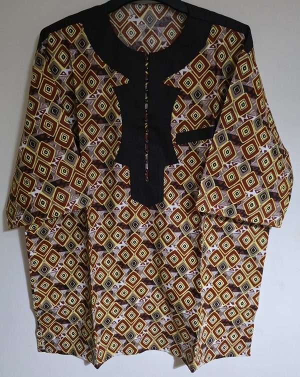 Men African short sleeve shirt