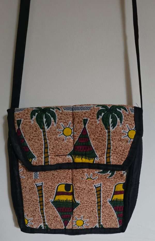 African print shoulder bag