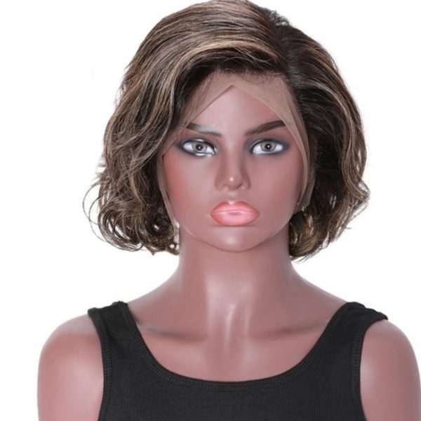 Short wavy boob wig