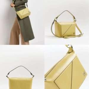 Yellow box cross body bag